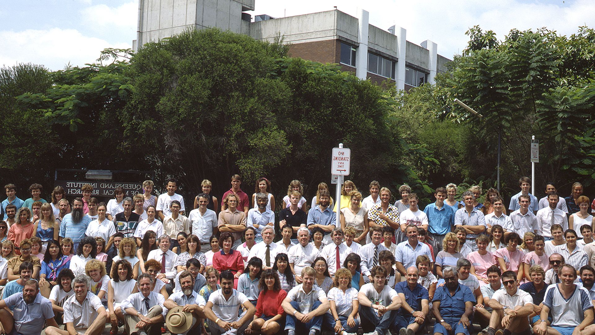 QIMR Berghofer 1983 all staff photo
