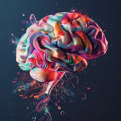 A stylised representation of a brain